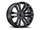 2017 Denali Replica Gloss Black 6-Lug Wheel; 22x9; 24mm Offset (99-06 Silverado 1500)