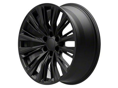 CA93 Satin Black 6-Lug Wheel; 22x9; 28mm Offset (99-06 Silverado 1500)