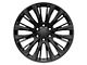 CA93 Satin Black 6-Lug Wheel; 22x9; 28mm Offset (99-06 Silverado 1500)