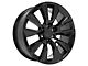 CV32 Black 6-Lug Wheel; 22x9; 28mm Offset (99-06 Silverado 1500)