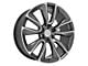 CV32 Gunmetal Machined 6-Lug Wheel; 24x10; 28mm Offset (99-06 Silverado 1500)