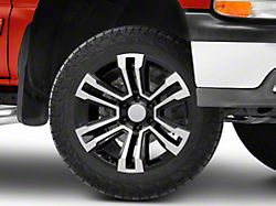 CV44 Gloss Black Machined 6-Lug Wheel; 20x9; 24mm Offset (99-06 Silverado 1500)