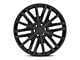 GM Split 6-Spoke Replica Gloss Black 6-Lug Wheel; 22x9; 28mm Offset (99-06 Silverado 1500)