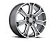 Yukon Denali Replica Grey Machine Face 6-Lug Wheel; 22x9; 31mm Offset (99-06 Silverado 1500)