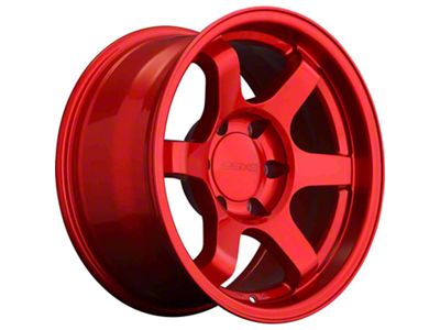 9Six9 Wheels SIX-1 Truck/SUV Candy Apple Red 6-Lug Wheel; 17x8.5; -10mm Offset (2024 Ranger)