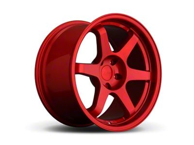 9Six9 Wheels SIX-1 Candy Apple Red 5-Lug Wheel; 17x9; 35mm Offset (87-90 Dakota)