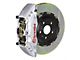 Brembo GT Series 6-Piston Front Big Brake Kit with 2-Piece Slotted Rotors; Silver Calipers (00-06 Silverado 1500)