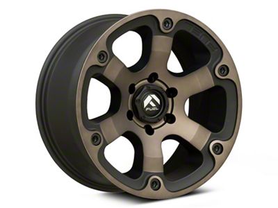 Fuel Wheels Beast Matte Black Double Dark Tint 6-Lug Wheel; 18x9; 19mm Offset (23-24 Colorado)