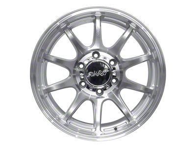 SSW Off-Road Wheels Apex Machined Silver 6-Lug Wheel; 17x9; -25mm Offset (07-14 Tahoe)