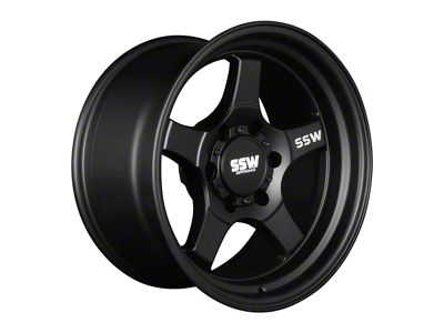 SSW Off-Road Wheels Stryker Matte Black 6-Lug Wheel; 17x9; -25mm Offset (99-06 Silverado 1500)