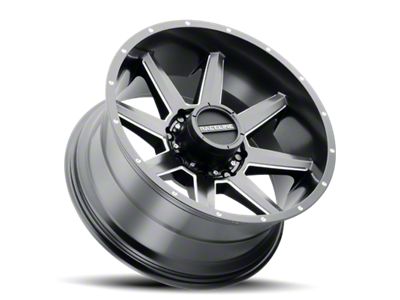 Raceline Stryker Satin Black Milled 6-Lug Wheel; 17x9; -12mm Offset (99-06 Silverado 1500)