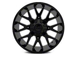 Hardrock Offroad Affliction Gloss Black 6-Lug Wheel; 20x12; -44mm Offset (14-18 Silverado 1500)