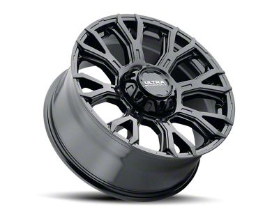 Ultra Wheels Scorpion Gloss Black 6-Lug Wheel; 20x9; 18mm Offset (99-06 Silverado 1500)
