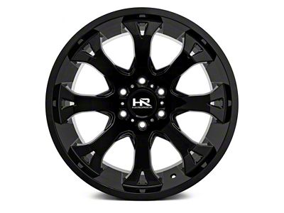 Hardrock Offroad Bloodshot Xposed Gloss Black 6-Lug Wheel; 24x14; -76mm Offset (19-23 Ranger)