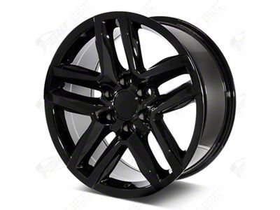 Factory Style Wheels Trail Boss Style Gloss Black 6-Lug Wheel; 18x8.5; 26mm Offset (19-24 Sierra 1500)