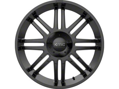 KMC Regulator Gloss Black 6-Lug Wheel; 20x9; 30mm Offset (07-14 Yukon)