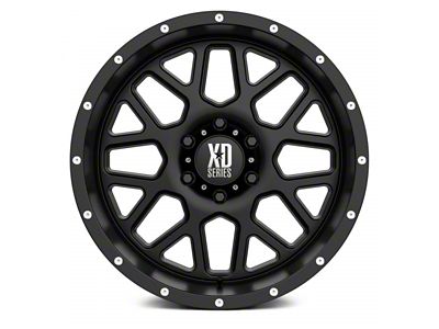 XD Grenade Satin Black 6-Lug Wheel; 20x9; 0mm Offset (23-24 Colorado)