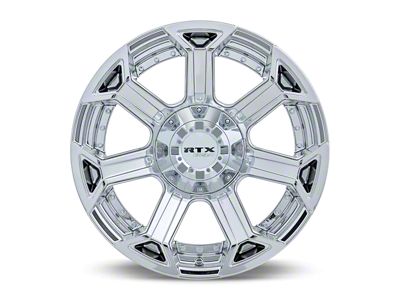 RTX Offroad Wheels Peak Chrome 6-Lug Wheel; 18x9; 0mm Offset (07-13 Silverado 1500)