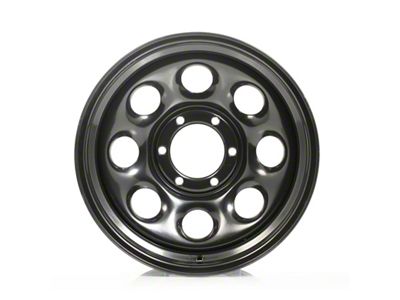Cragar Soft 8 Steel Gloss Black 6-Lug Wheel; 17x9; 0mm Offset (99-06 Silverado 1500)