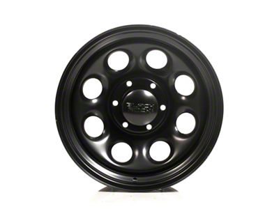 Black Rock Wheels Type 8 Matte Black 6-Lug Wheel; 17x9; -12mm Offset (19-23 Ranger)