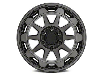 Black Rhino Rotor Matte Gunmetal 6-Lug Wheel; 18x9; -18mm Offset (19-24 RAM 1500)