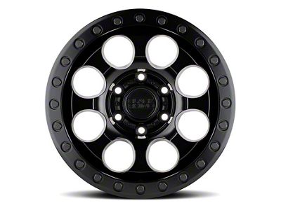 Black Rhino Riot Matte Black 6-Lug Wheel; 17x8.5; -30mm Offset (2024 Ranger)