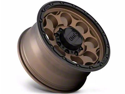 KMC Dirty Harry Matte Bronze with Black Lip 6-Lug Wheel; 17x8.5; 18mm Offset (14-18 Silverado 1500)