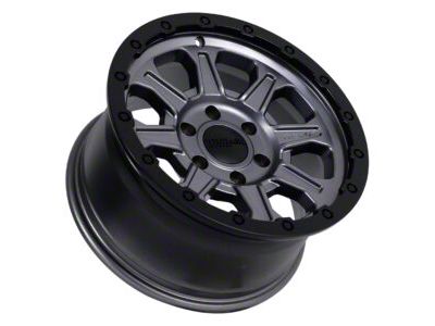 Tremor Wheels 103 Impact Graphite Grey with Black Lip 6-Lug Wheel; 20x9; 0mm Offset (19-23 Ranger)