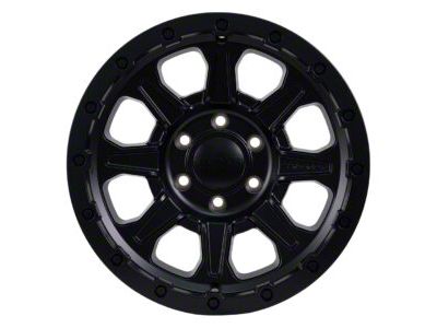 Tremor Wheels 103 Impact Satin Black 6-Lug Wheel; 20x9; 0mm Offset (14-18 Silverado 1500)