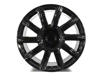 Factory Style Wheels 2021 Platinum Style Gloss Black 6-Lug Wheel; 24x10; 24mm Offset (23-24 Canyon)