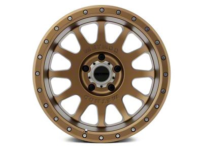 Method Race Wheels MR605 NV Bronze 6-Lug Wheel; 20x10; -24mm Offset (19-24 Silverado 1500)