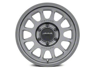 Method Race Wheels MR703 Bead Grip Gloss Titanium 6-Lug Wheel; 17x8.5; 0mm Offset (99-06 Silverado 1500)