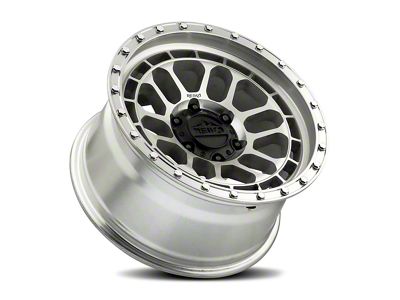 Reika R35 Rambler Machined Clear 6-Lug Wheel; 17x9; -12mm Offset (07-13 Sierra 1500)