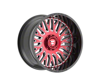 Fittipaldi Offroad FA07 Gloss Black Machined with Red Tint 6-Lug Wheel; 22x12; -44mm Offset (09-14 F-150)