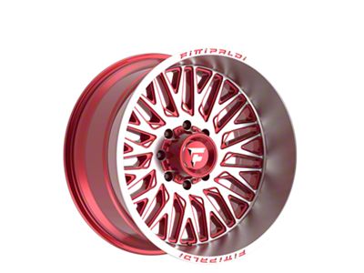 Fittipaldi Offroad FA07 Gloss Red Machined 6-Lug Wheel; 26x12; -44mm Offset (07-13 Silverado 1500)