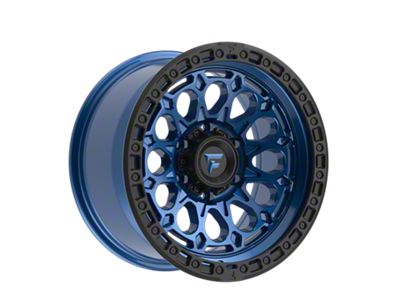 Fittipaldi Offroad FT101 Satin Blue with Black Ring 6-Lug Wheel; 17x9; -12mm Offset (14-18 Silverado 1500)
