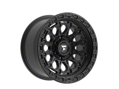 Fittipaldi Offroad FT101 Satin Black 6-Lug Wheel; 17x9; -12mm Offset (14-18 Sierra 1500)