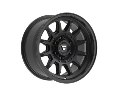 Fittipaldi Offroad FT102 Satin Black 6-Lug Wheel; 17x8.5; 0mm Offset (07-13 Sierra 1500)