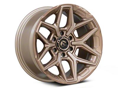 Fuel Wheels Flux Platinum Bronze 6-Lug Wheel; 20x9; 1mm Offset (19-24 Silverado 1500)