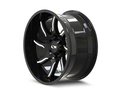 ION Wheels TYPE 151 Gloss Black Milled 6-Lug Wheel; 20x10; -19mm Offset (21-24 Yukon)