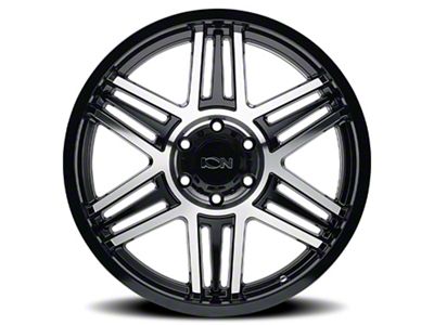 ION Wheels TYPE 147 Black Machined 6-Lug Wheel; 17x9; 0mm Offset (14-18 Silverado 1500)