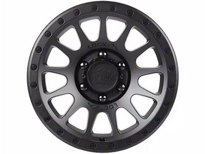 Lock Off-Road Yosemite Matte Black with Matte Black Ring 6-Lug Wheel; 20x9; 18mm Offset (14-18 Sierra 1500)