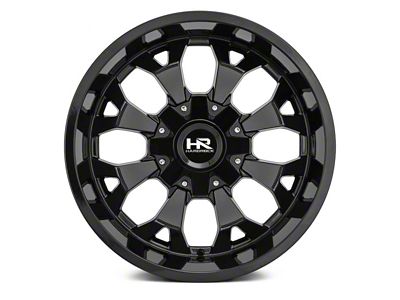 Hardrock Offroad Devastator Gloss Black 6-Lug Wheel; 22x10; -25mm Offset (19-24 RAM 1500)