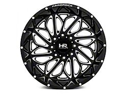 Hardrock Offroad BlackTop Xposed Gloss Black Milled 6-Lug Wheel; 20x12; -44mm Offset (19-23 Ranger)