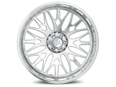 Hardrock Offroad H907 Polished 6-Lug Wheel; 24x12; -51mm Offset (19-24 RAM 1500)