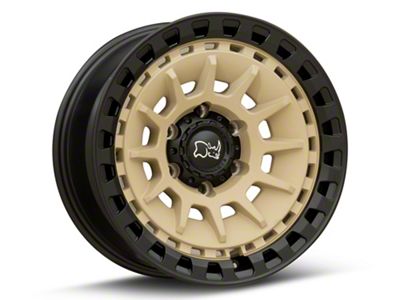 Black Rhino Barrage Desert Sand on Matte Black 6-Lug Wheel; 17x8.5; -10mm Offset (23-24 Canyon)