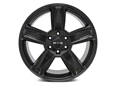 RTX Offroad Wheels Glacier Satin Black 6-Lug Wheel; 18x8; 15mm Offset (14-18 Silverado 1500)