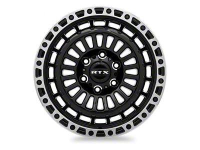 RTX Offroad Wheels Moab Gloss Black Machined 6-Lug Wheel; 18x9; 0mm Offset (23-24 Canyon)