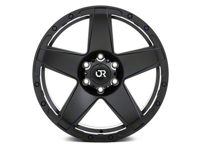 RTX Offroad Wheels Outlaw Satin Black 6-Lug Wheel; 18x9; 10mm Offset (14-18 Silverado 1500)