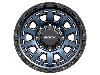 RTX Offroad Wheels Titan Midnight Blue with Black Lip 6-Lug Wheel; 18x9; 0mm Offset (23-24 Canyon)